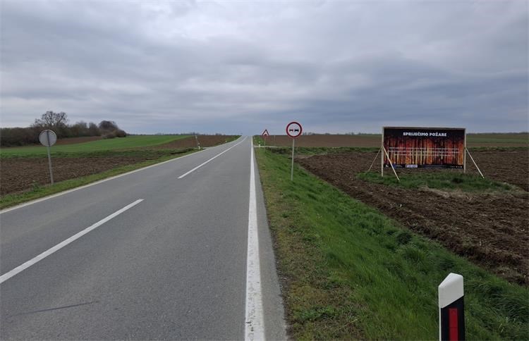 32 ZDENCI magistralna cesta u smjeru Kutine