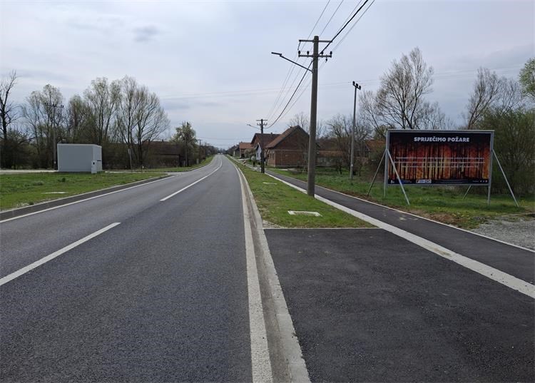 34 GRUBIŠNO POLJE magistralna cesta u smjeru Kutine